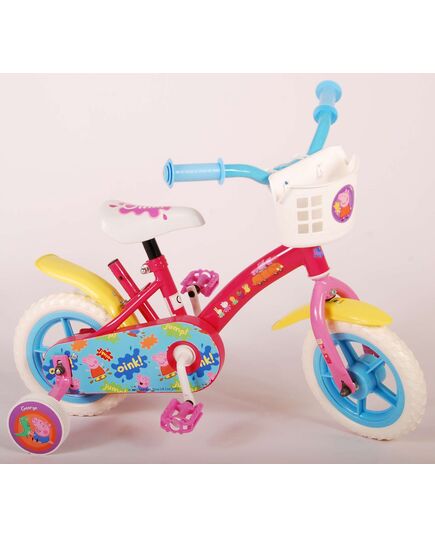 Peppa Pig Kinderfiets - Meisjes - 10 inch - Roze/Blauw