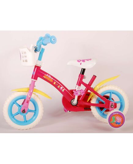 Peppa Pig Kinderfiets - Meisjes - 10 inch - Roze/Blauw