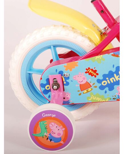 Peppa Pig Kinderfiets - Meisjes - 10 inch - Roze/Blauw
