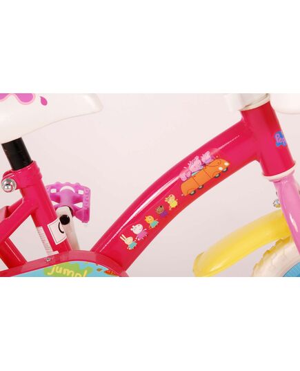 Peppa Pig Kinderfiets - Meisjes - 10 inch - Roze/Blauw