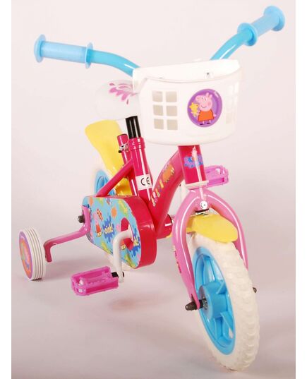 Peppa Pig Kinderfiets - Meisjes - 10 inch - Roze/Blauw