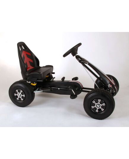 Volare Go Kart Racing Car - Jongens - Groot - Luchtbanden - zwart