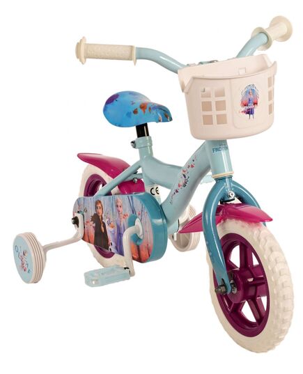 Disney Frozen 2 Kinderfiets - Meisjes - 10 inch - Blauw/Paars