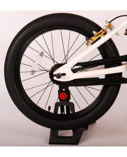 Volare Cool Rider Kinderfiets - Jongens - 18 inch - Wit - twee handremmen - 95% afgemonteerd - Prime Collection