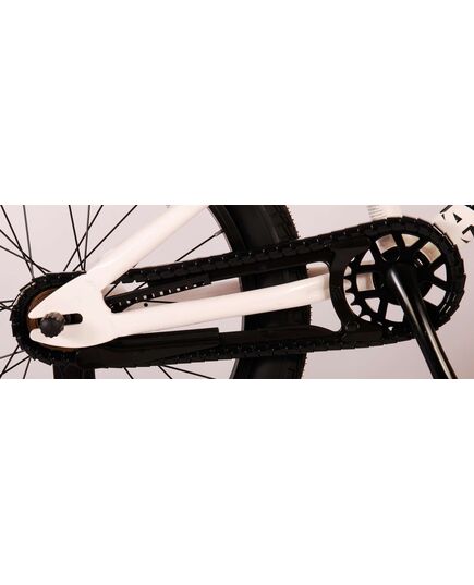 Volare Cool Rider Kinderfiets - Jongens - 18 inch - Wit - twee handremmen - 95% afgemonteerd - Prime Collection