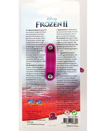 Disney Frozen 2 Fietsbel - Meisjes - Licht Blauw Paars