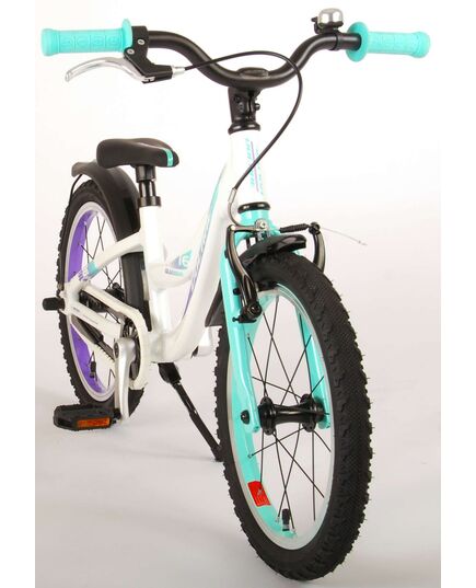 Volare Glamour Kinderfiets - Meisjes - 16 inch - Parelmoer Mint Groen - Prime Collection