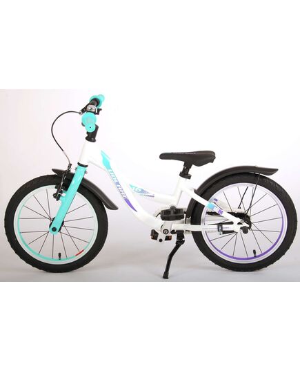 Volare Glamour Kinderfiets - Meisjes - 16 inch - Parelmoer Mint Groen - Prime Collection