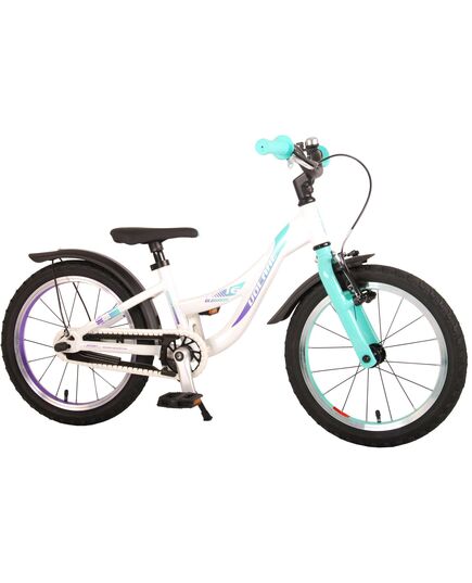 Volare Glamour Kinderfiets - Meisjes - 16 inch - Parelmoer Mint Groen - Prime Collection