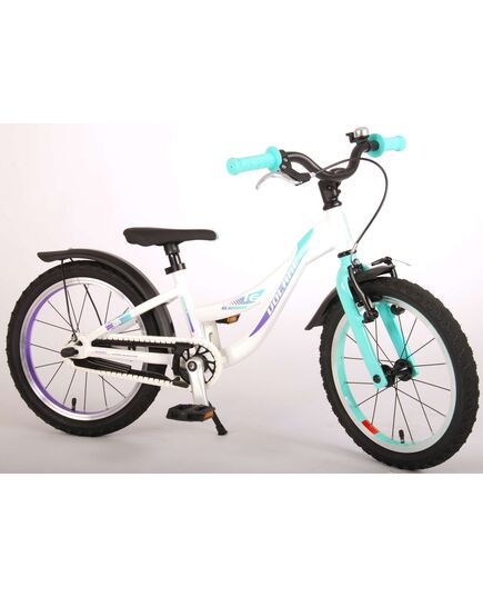 Volare Glamour Kinderfiets - Meisjes - 16 inch - Parelmoer Mint Groen - Prime Collection