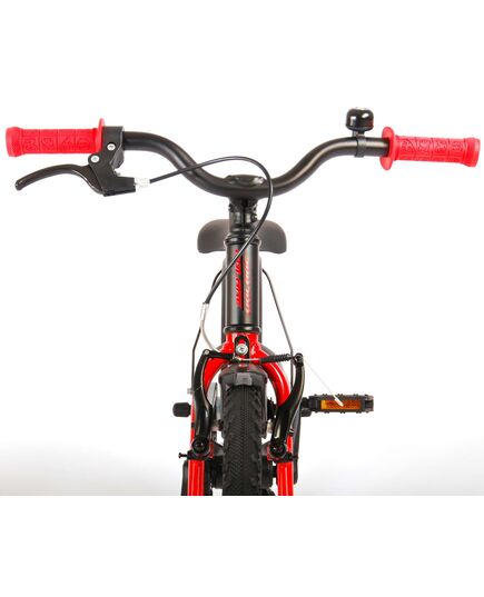 Volare Blaster Kinderfiets - Jongens - 16 inch  - Zwart Rood - Prime Collection