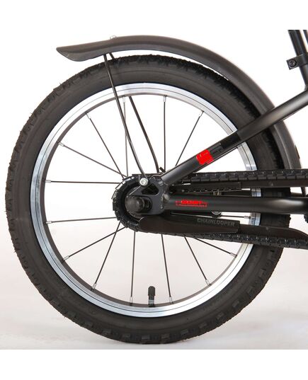 Volare Blaster Kinderfiets - Jongens - 16 inch  - Zwart Rood - Prime Collection