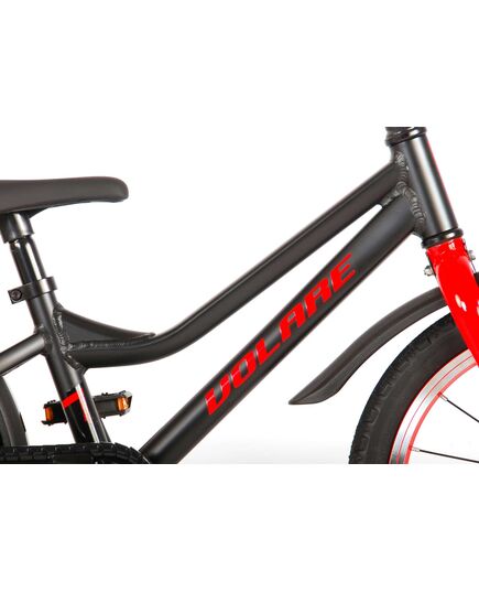 Volare Blaster Kinderfiets - Jongens - 16 inch  - Zwart Rood - Prime Collection