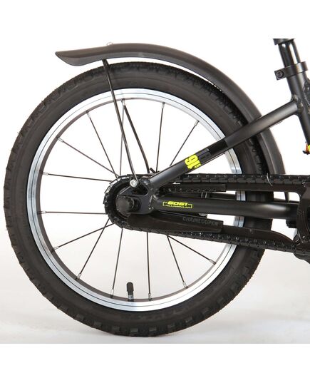 Volare Blaster Kinderfiets - Jongens - 16 inch  - Zwart Groen - Prime Collection