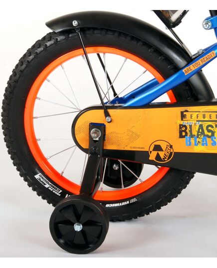 NERF Kinderfiets - Jongens - 16 inch - Satin Blue