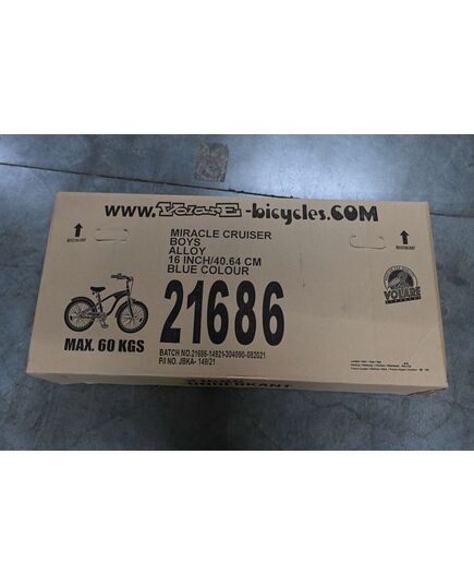 Volare Miracle Cruiser Kinderfiets - Jongens - 16 inch - Mat Blauw - Prime Collection