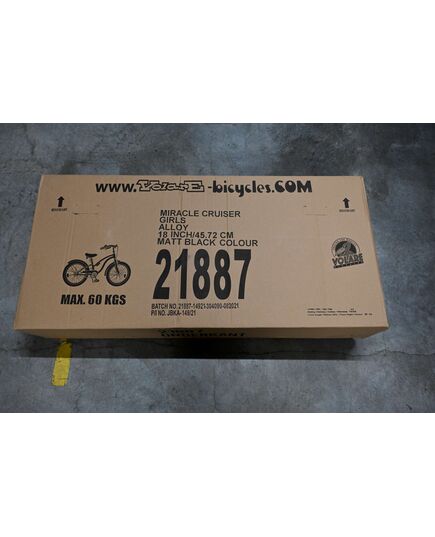 Volare Miracle Cruiser Kinderfiets - Meisjes - 18 inch - Mat Zwart - Prime Collection