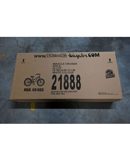 Volare Miracle Cruiser Kinderfiets - Meisjes - 18 inch - Wit - Prime Collection