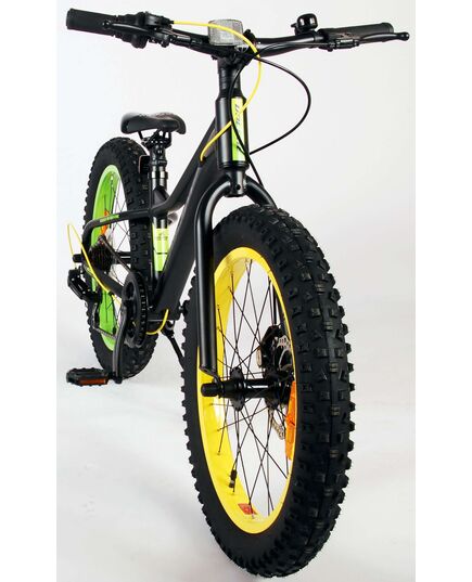 Volare Gradient Kinderfiets – Jongens – 20 inch – Zwart Geel Groen – 6 speed – Prime Collection