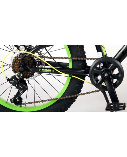 Volare Gradient Kinderfiets – Jongens – 20 inch – Zwart Geel Groen – 6 speed – Prime Collection