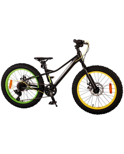 Volare Gradient Kinderfiets – Jongens – 20 inch – Zwart Geel Groen – 6 speed – Prime Collection