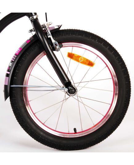 Volare Miracle Cruiser Kinderfiets - Meisjes - 18 inch - Mat Zwart - Prime Collection