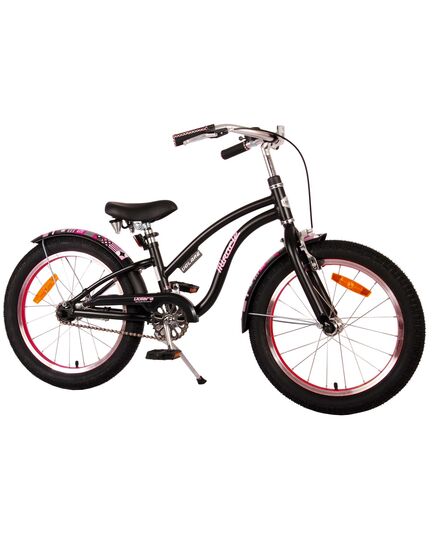 Volare Miracle Cruiser Kinderfiets - Meisjes - 18 inch - Mat Zwart - Prime Collection