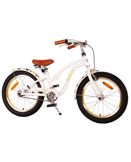 Volare Miracle Cruiser Kinderfiets - Meisjes - 18 inch - Wit - Prime Collection