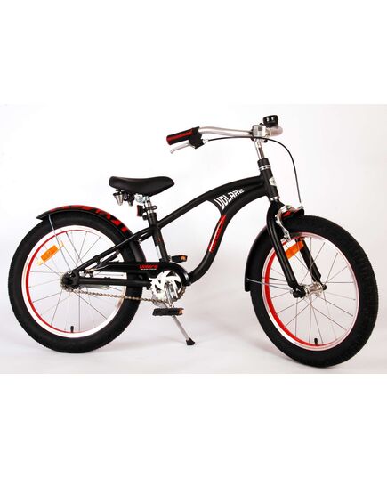 Volare Miracle Cruiser Kinderfiets - Jongens - 18 inch - Mat Zwart - Prime Collection
