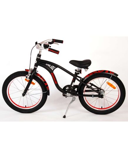 Volare Miracle Cruiser Kinderfiets - Jongens - 18 inch - Mat Zwart - Prime Collection
