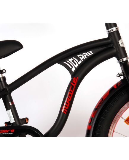 Volare Miracle Cruiser Kinderfiets - Jongens - 18 inch - Mat Zwart - Prime Collection