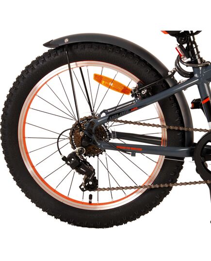 Volare Rocky Kinderfiets - 20 inch - Grijs Oranje - 6 speed - Prime Collection