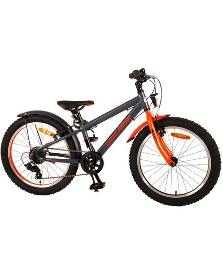 Volare Rocky Kinderfiets - 20 inch - Grijs Oranje - 6 speed - Prime Collection