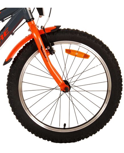 Volare Rocky Kinderfiets - 20 inch - Grijs Oranje - 6 speed - Prime Collection