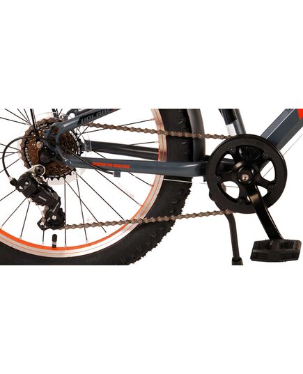 Volare Rocky Kinderfiets - 20 inch - Grijs Oranje - 6 speed - Prime Collection