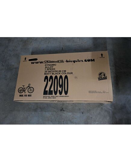 Volare Dynamic Kinderfiets - Jongens - 20 inch - Mat Zwart - 7 Versnellingen - Prime Collection