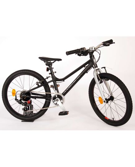Volare Dynamic Kinderfiets - Jongens - 20 inch - Mat Zwart - 2 Handremmen - 7 Versnellingen - Prime Collection