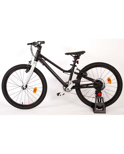 Volare Dynamic Kinderfiets - Jongens - 20 inch - Mat Zwart - 2 Handremmen - 7 Versnellingen - Prime Collection