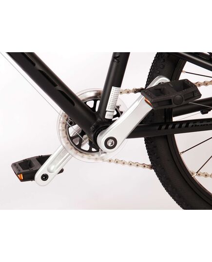 Volare Dynamic Kinderfiets - Jongens - 20 inch - Mat Zwart - 2 Handremmen - 7 Versnellingen - Prime Collection