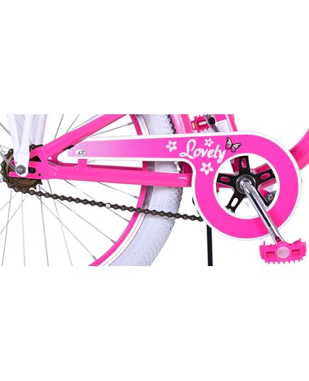 Volare Lovely Kinderfiets - Meisjes - 20 inch - Roze - Twee handremmen