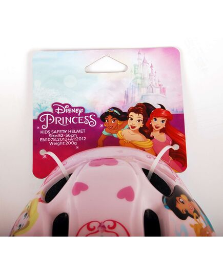 Disney Princess Cycling Helmet - White Pink - 52-56 cm