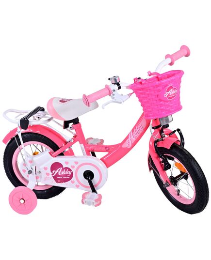 Volare Ashley Kinderfiets - Meisjes - 12 inch - Rood/Roze