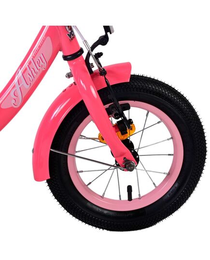 Volare Ashley Kinderfiets - Meisjes - 12 inch - Rood/Roze