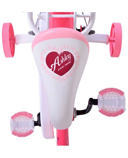 Volare Ashley Kinderfiets - Meisjes - 12 inch - Rood/Roze