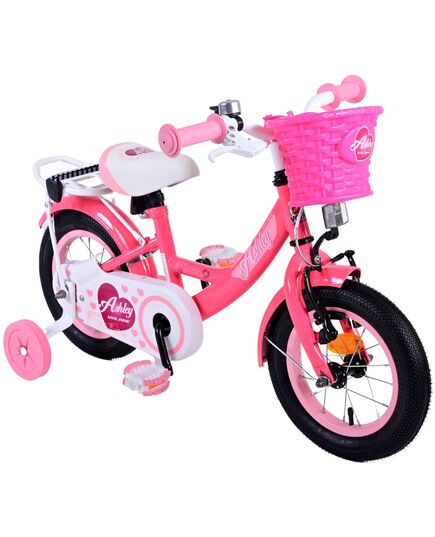 Volare Ashley Kinderfiets - Meisjes - 12 inch - Rood/Roze