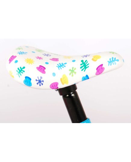 Ocean Kinderfiets - Unisex - 10 inch - Roze Blauw - Doortrapper