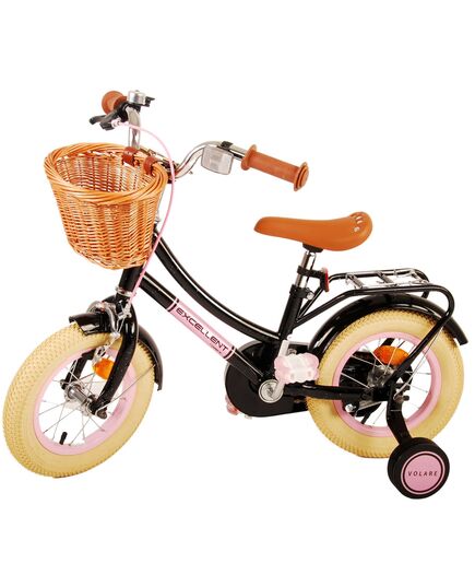 Volare Excellent Kinderfiets - Meisjes - 12 inch - Zwart
