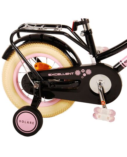 Volare Excellent Kinderfiets - Meisjes - 12 inch - Zwart