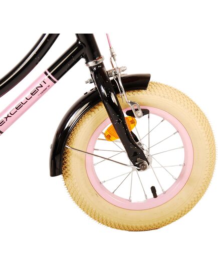 Volare Excellent Kinderfiets - Meisjes - 12 inch - Zwart