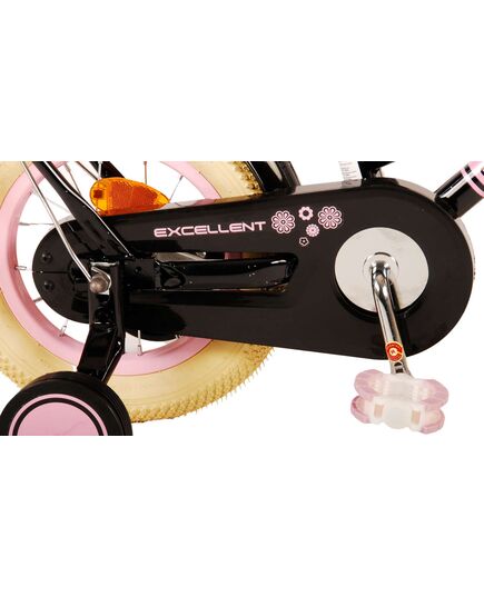 Volare Excellent Kinderfiets - Meisjes - 12 inch - Zwart